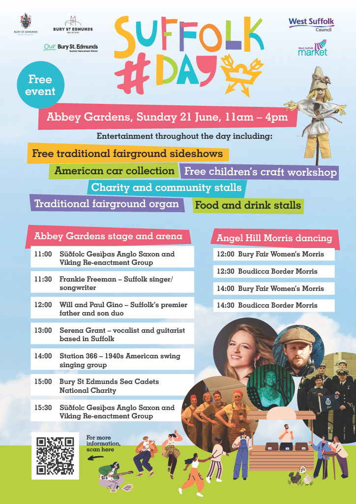 Suffolk Day at the Abbey Gardens - Free Event on 21st June 2026