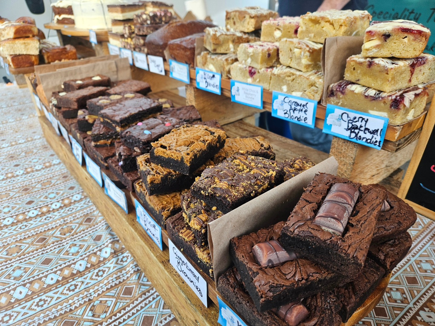 Brownies at Haverhill makers market