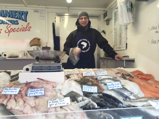 Fishmonger Bury market